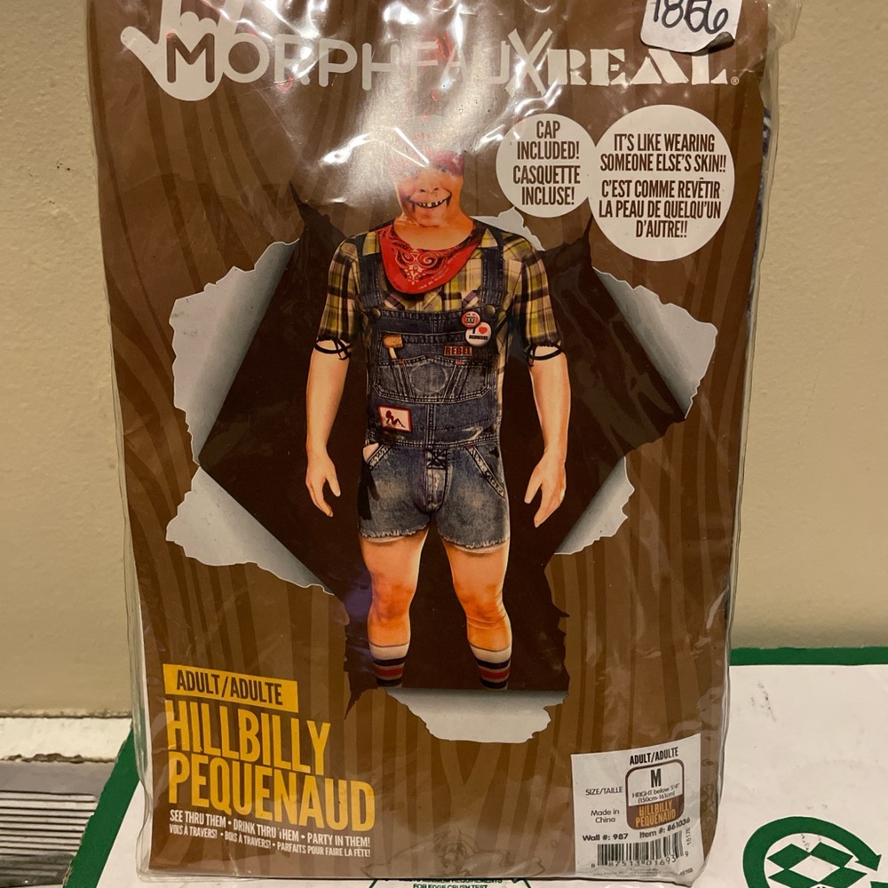 Hillbilly Costume Adult man Medium